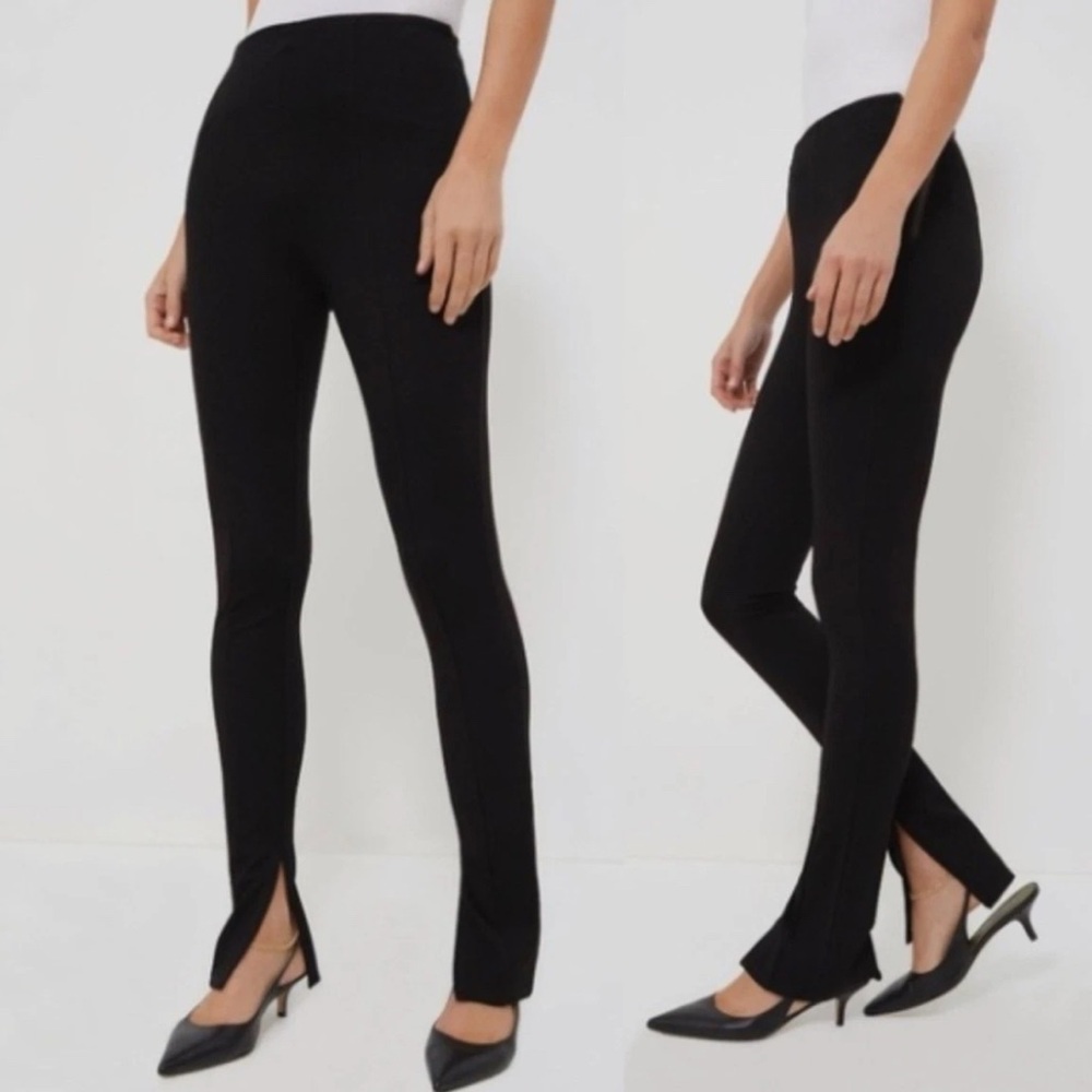 Anine Bing Max Split Leg Black Pant 38